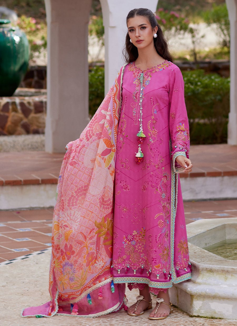 LAWN - FARAH TALIB AZIZ - PALMIRA PINK