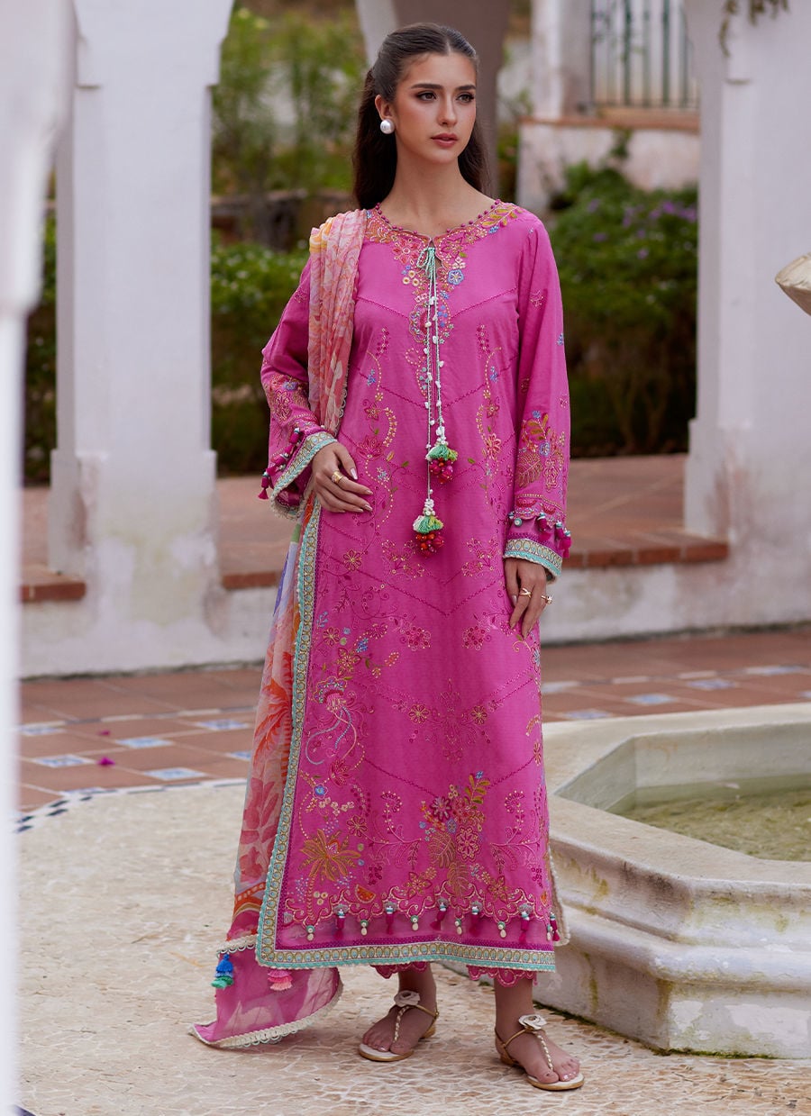 LAWN - FARAH TALIB AZIZ - PALMIRA PINK
