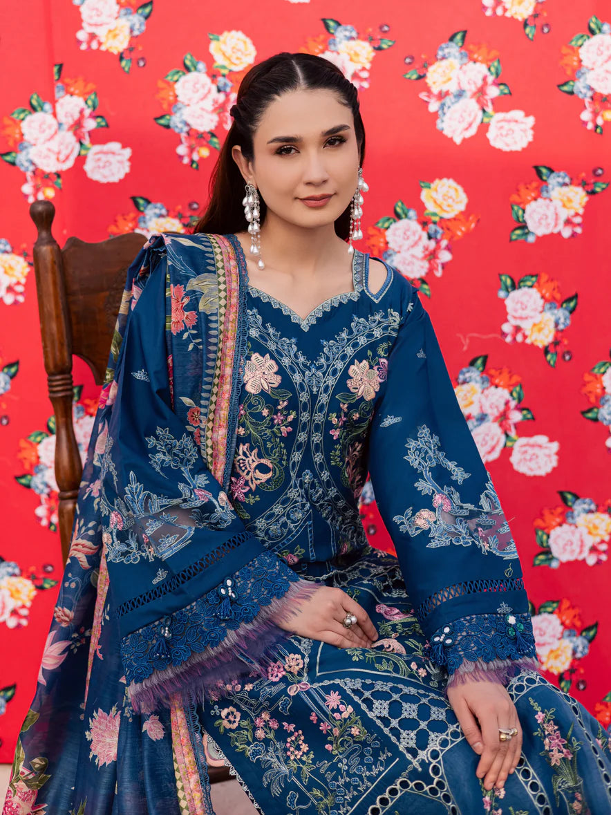 LAWN - PARISHAY  - DIL E RAQSUM  - DQ-12 - 3 PC LAWN