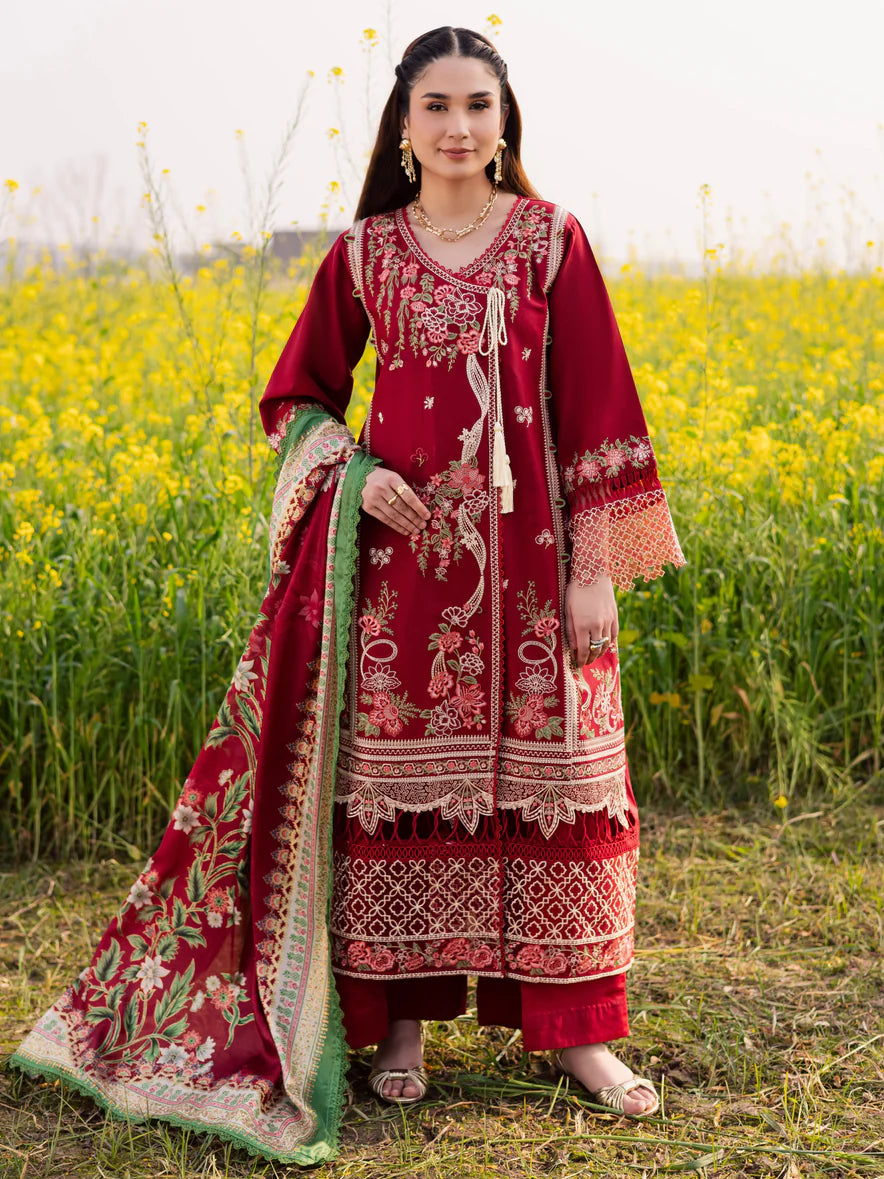 LAWN - PARISHAY  - DIL E RAQSUM  - DQ-10 - 3 PC LAWN