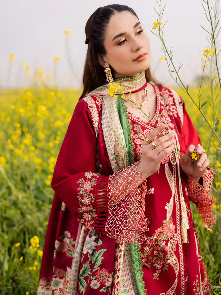 LAWN - PARISHAY  - DIL E RAQSUM  - DQ-10 - 3 PC LAWN