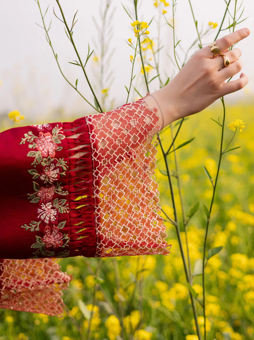 LAWN - PARISHAY  - DIL E RAQSUM  - DQ-10 - 3 PC LAWN