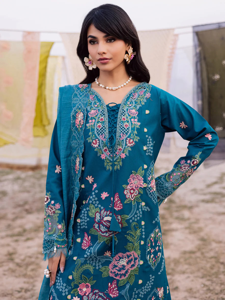 LAWN - PARISHAY  - DIL E RAQSUM  - DQ-08 - 3 PC LAWN