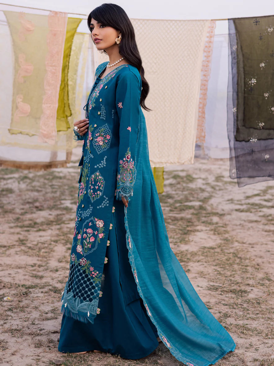 LAWN - PARISHAY  - DIL E RAQSUM  - DQ-08 - 3 PC LAWN