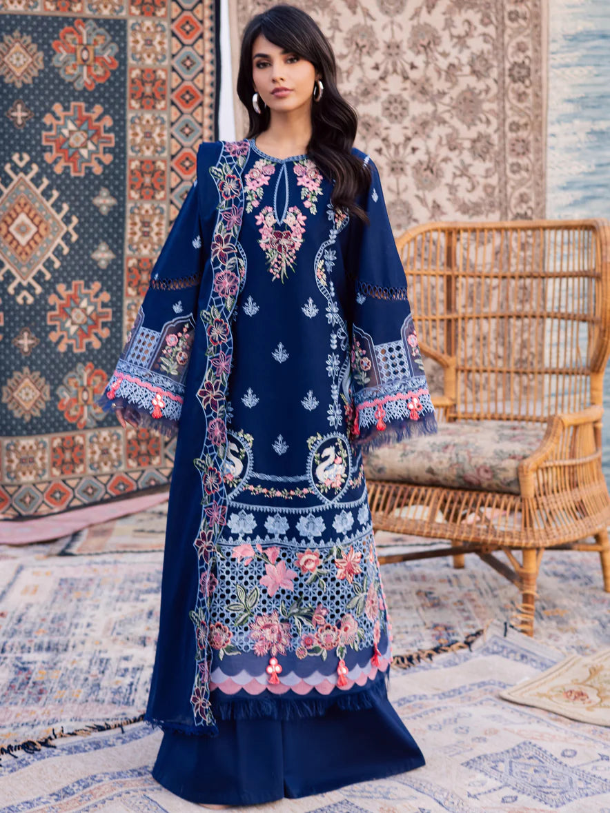 LAWN - PARISHAY  - DIL E RAQSUM  - DQ-04 - 3 PC LAWN