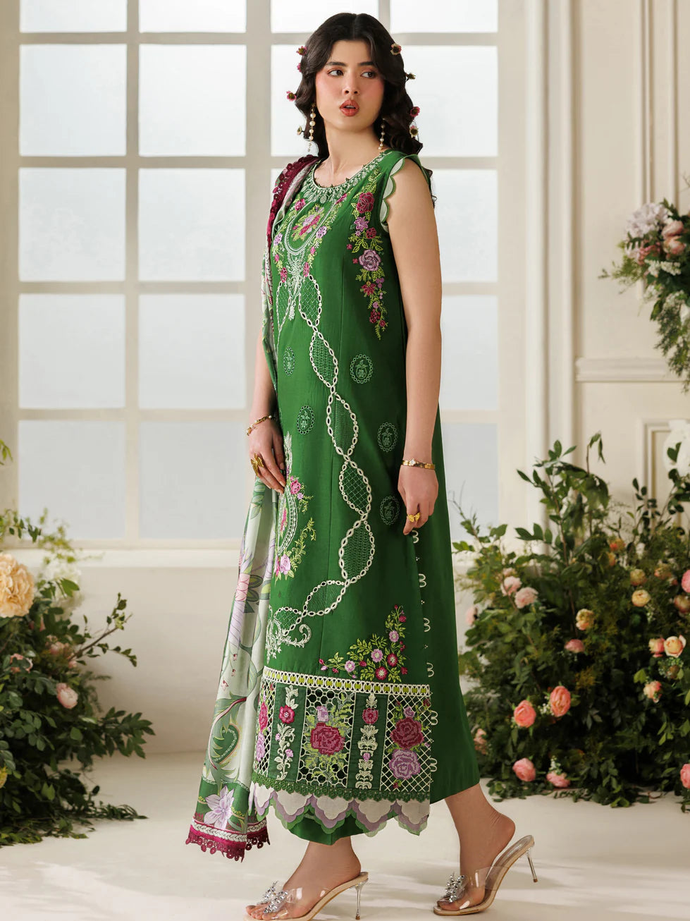 LAWN - PARISHAY  - MARBELLA - MB-04 - 3 PC LAWN