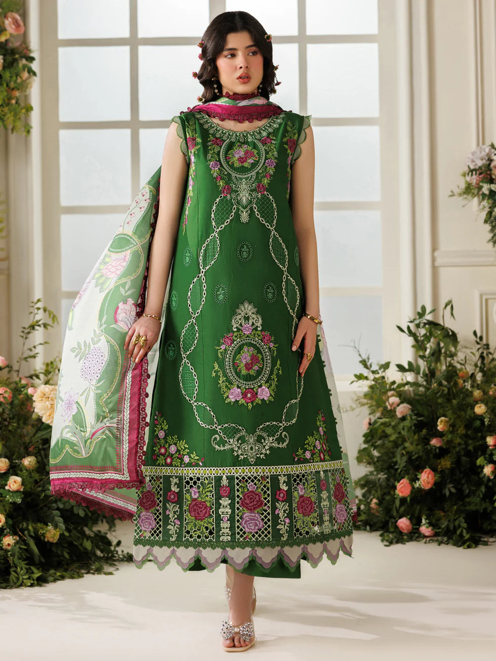 LAWN - PARISHAY  - MARBELLA - MB-04 - 3 PC LAWN