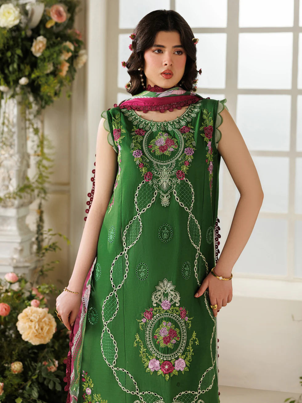 LAWN - PARISHAY  - MARBELLA - MB-04 - 3 PC LAWN