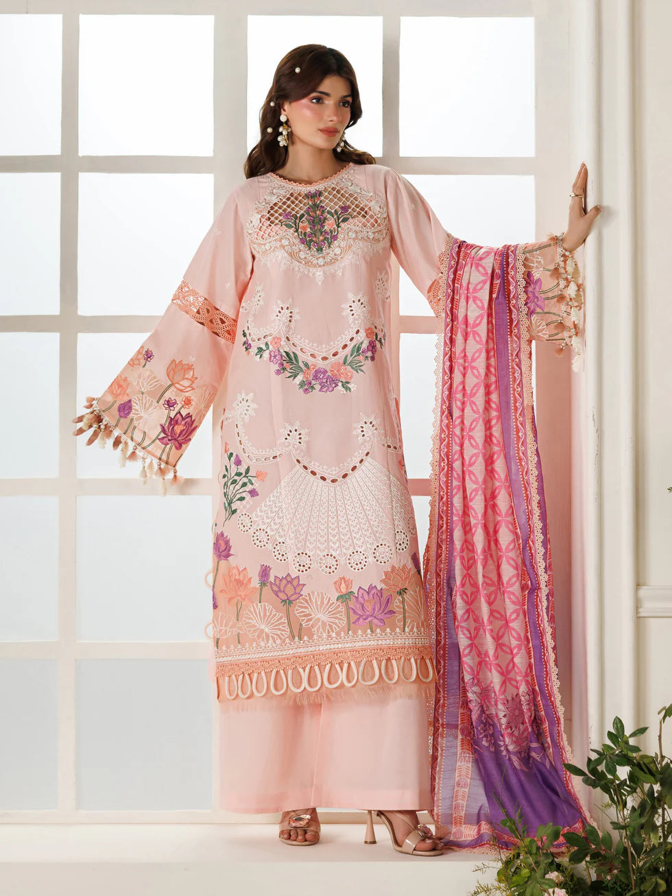LAWN - PARISHAY  - MARBELLA - MB-13 - 3 PC LAWN