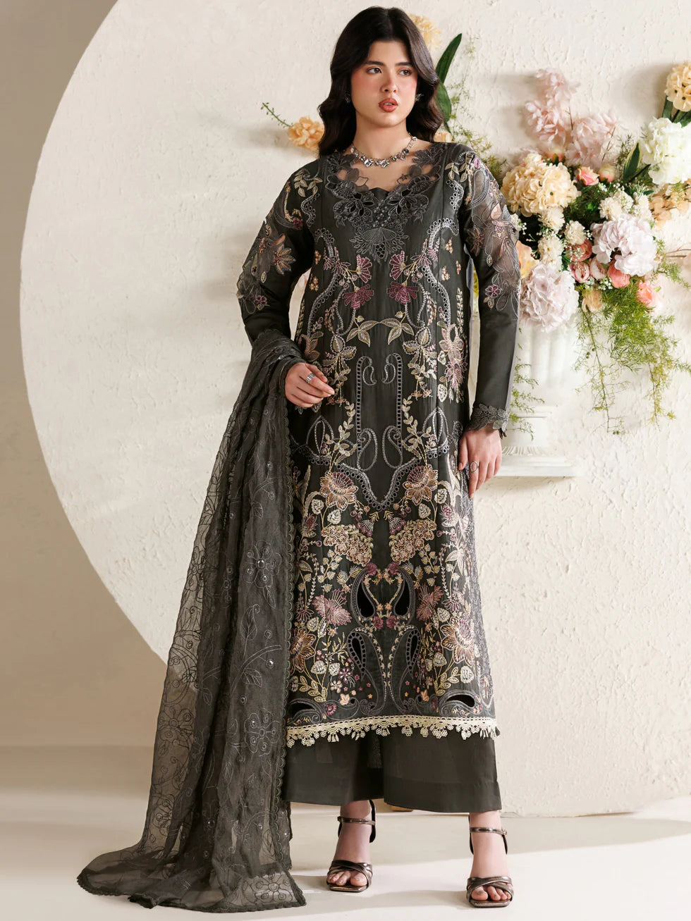 LAWN - PARISHAY  - MARBELLA - MB-14 - 3 PC LAWN