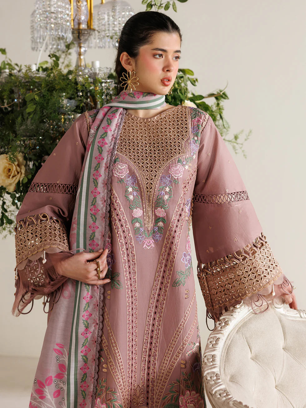 LAWN - PARISHAY  - MARBELLA - MB-01 - 3 PC LAWN