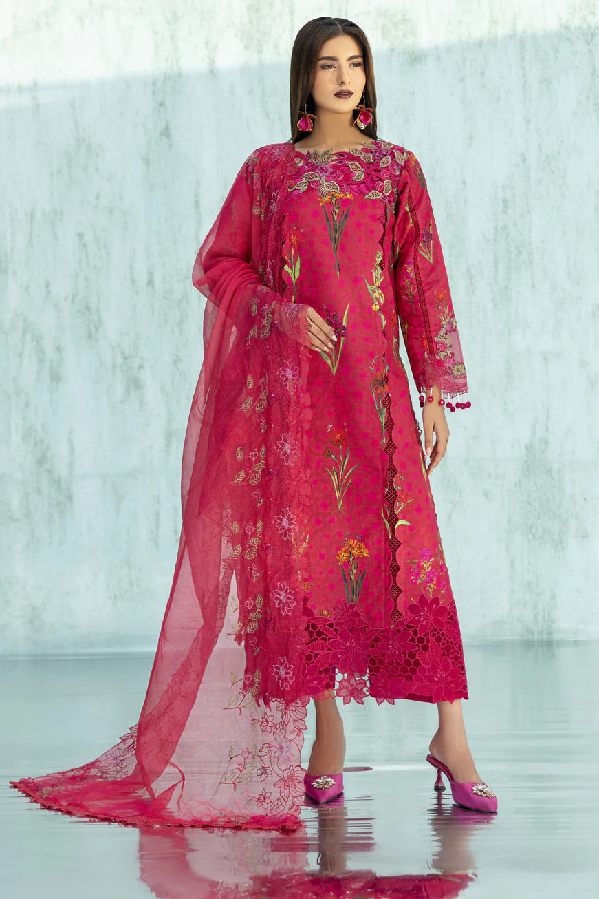 LAWN - PARISHAY  - IVY BLOOM - IB-16 - 3 PC LAWN