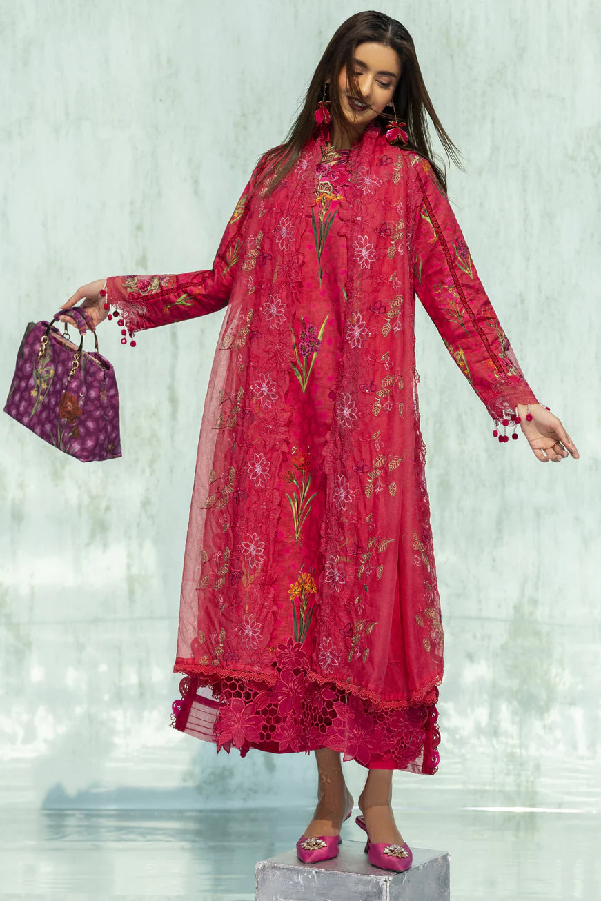 LAWN - PARISHAY  - IVY BLOOM - IB-16 - 3 PC LAWN