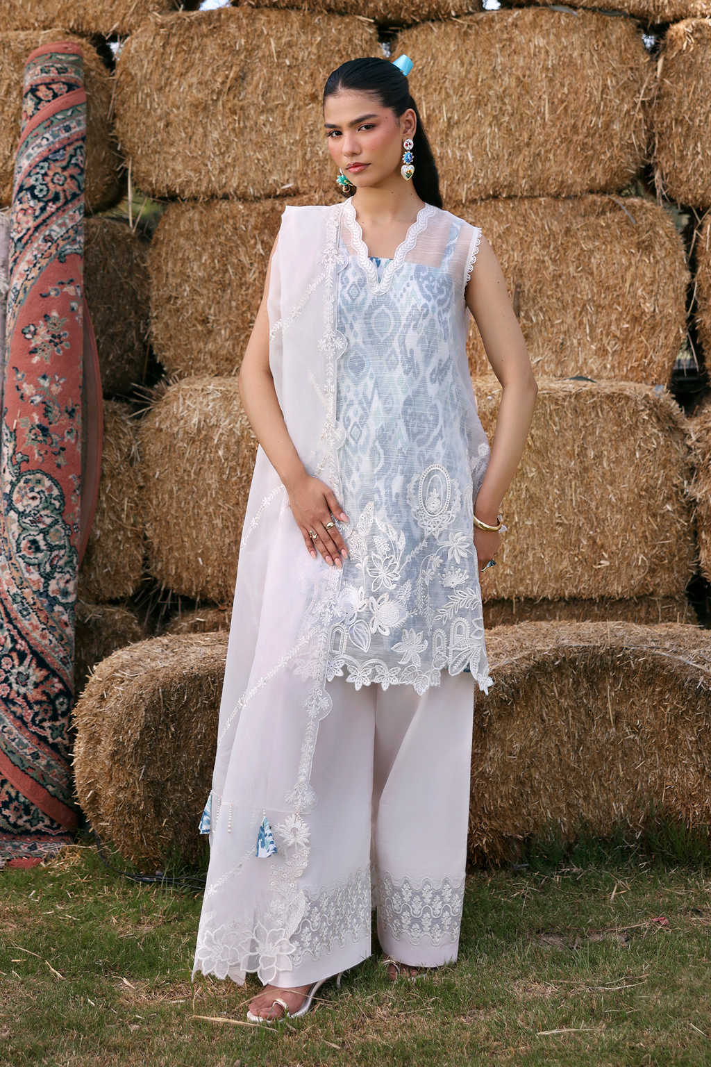Lawn - Zarposh - Summer Soiree - Embroidered 26 - Vione