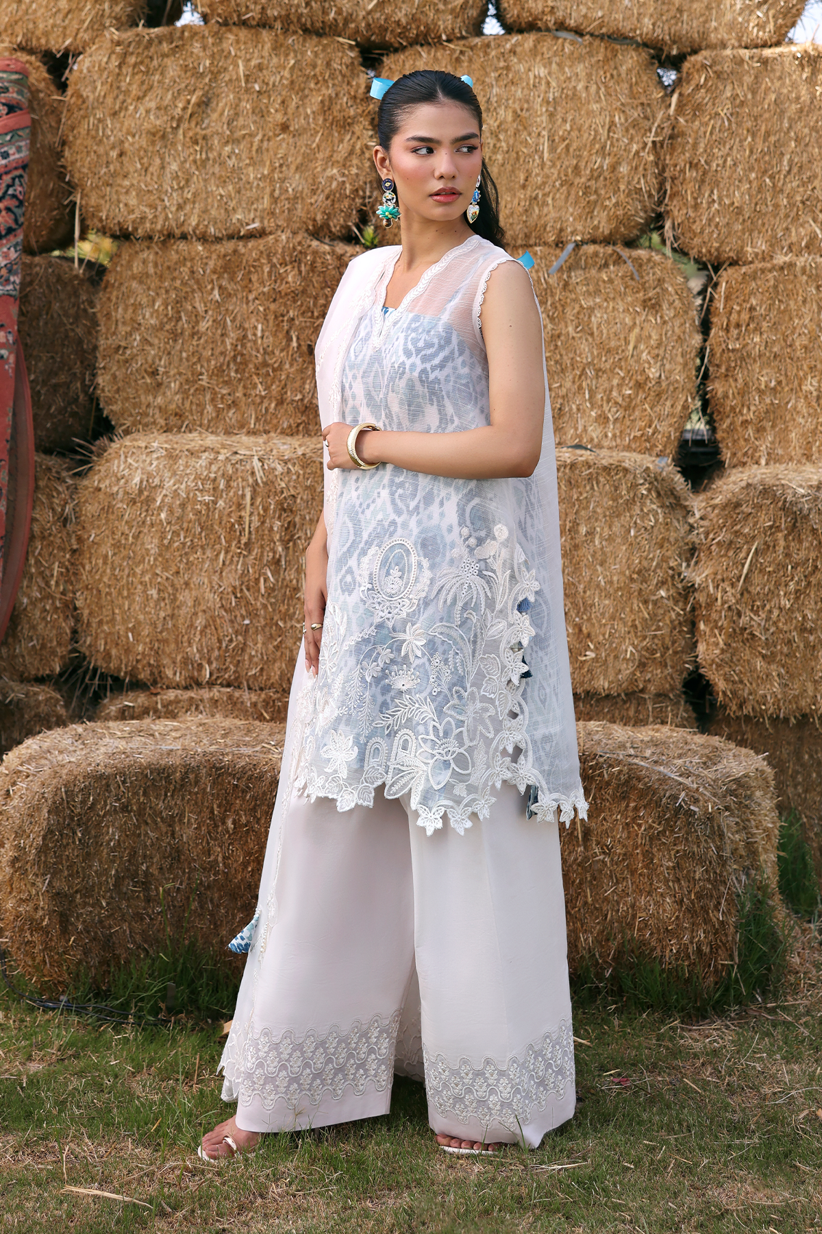 Lawn - Zarposh - Summer Soiree - Embroidered 26 - Vione