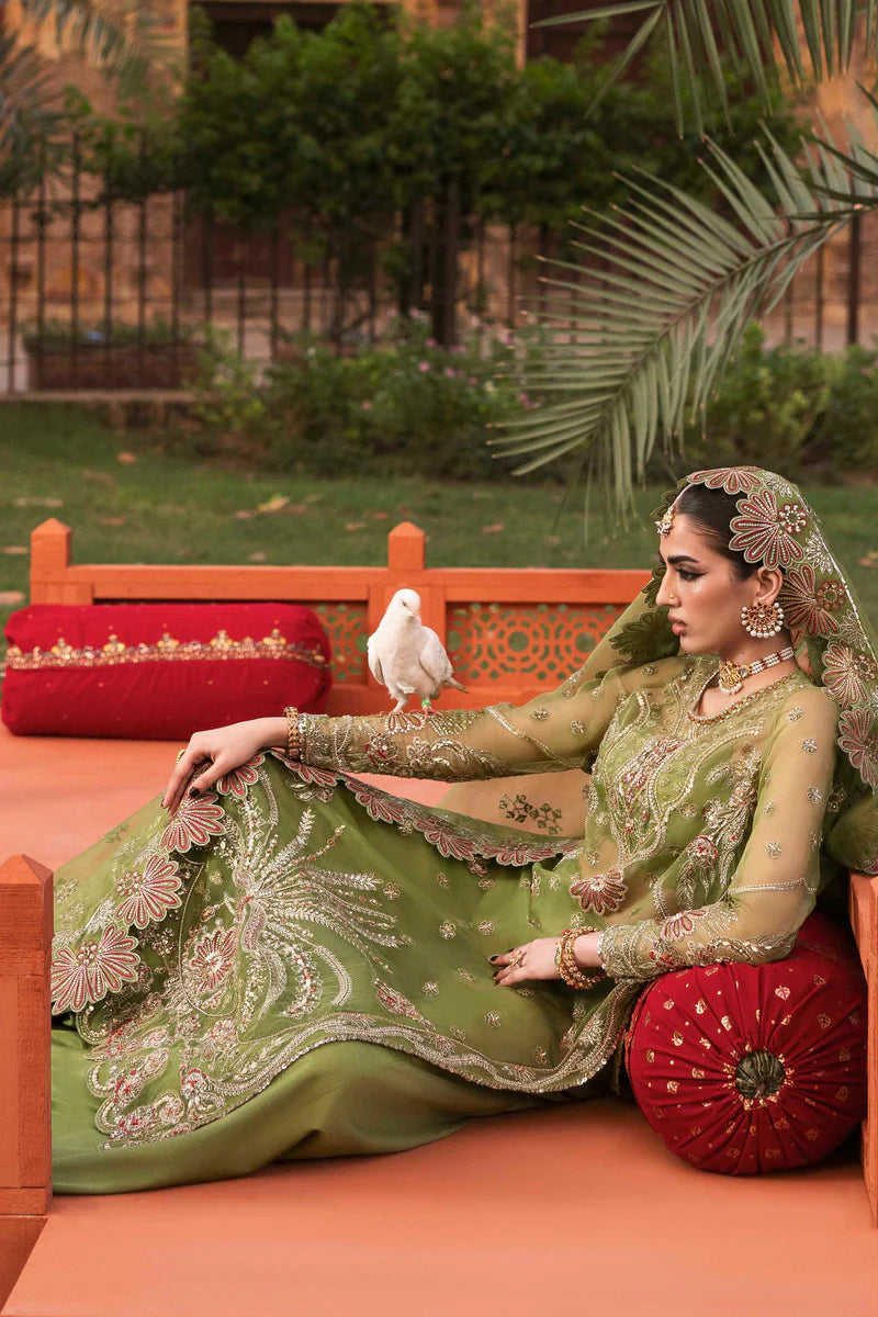 Embroidered Suit - Akbar Aslam Sullaniya (Amberin)