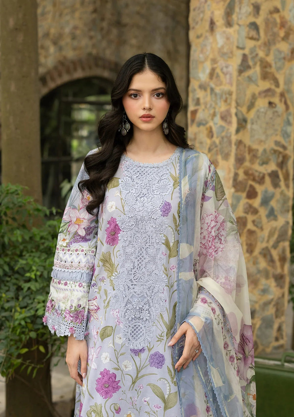 Lawn - Elaf Premium - Signature Embroidered 26 - Vol II - ESG-5A ARIANA