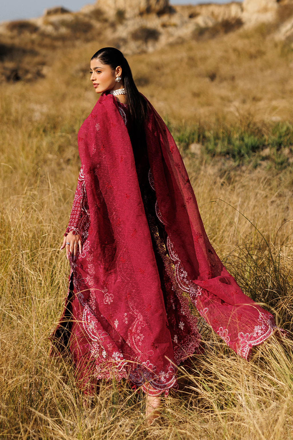 LAWN - EMAAN ADEEL - SUNLIT GROOVE - RADIANT ROSE