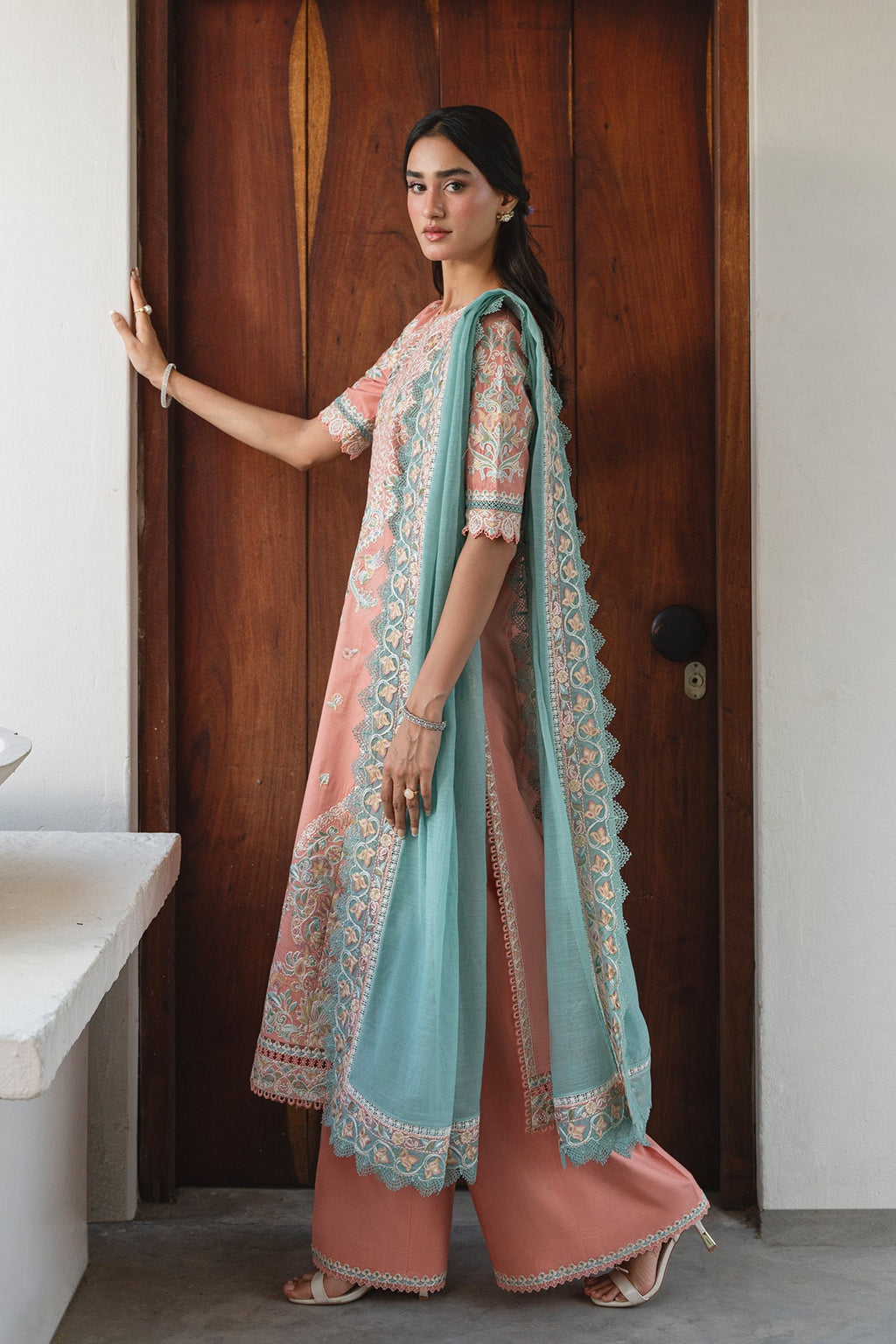 Lawn - Ayzel - The Whisper - Embroidered 26 - DOVE
