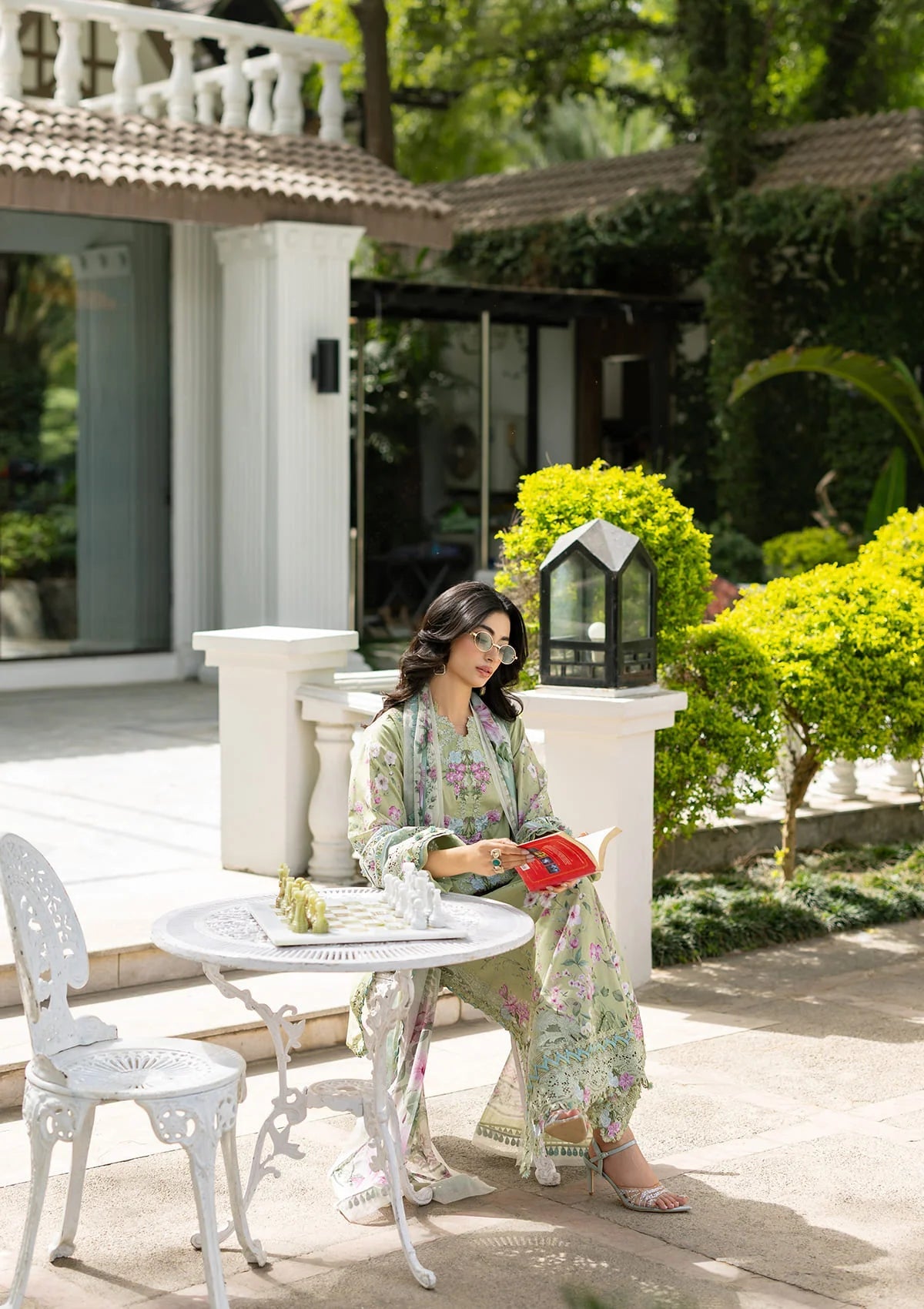 Lawn - Elaf Premium - Signature Embroidered 26 - Vol II - ESG-6A JADE