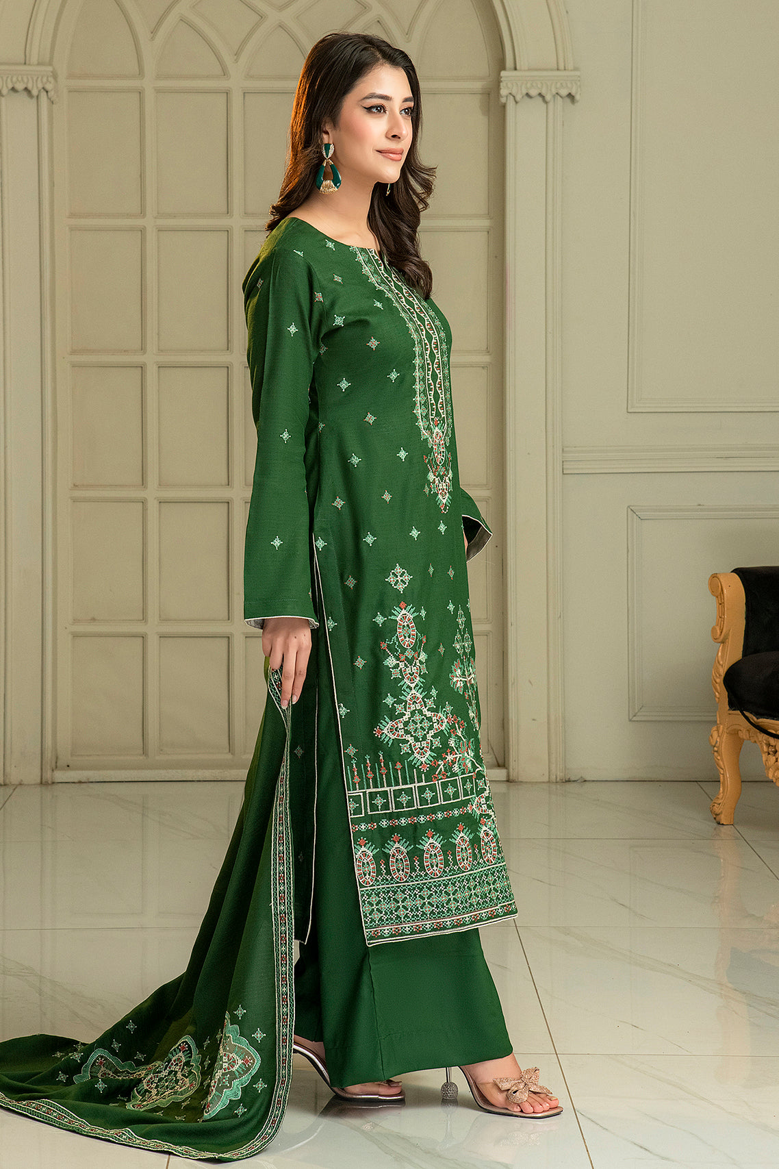 EMBROIDERED MARINA 3 PCS