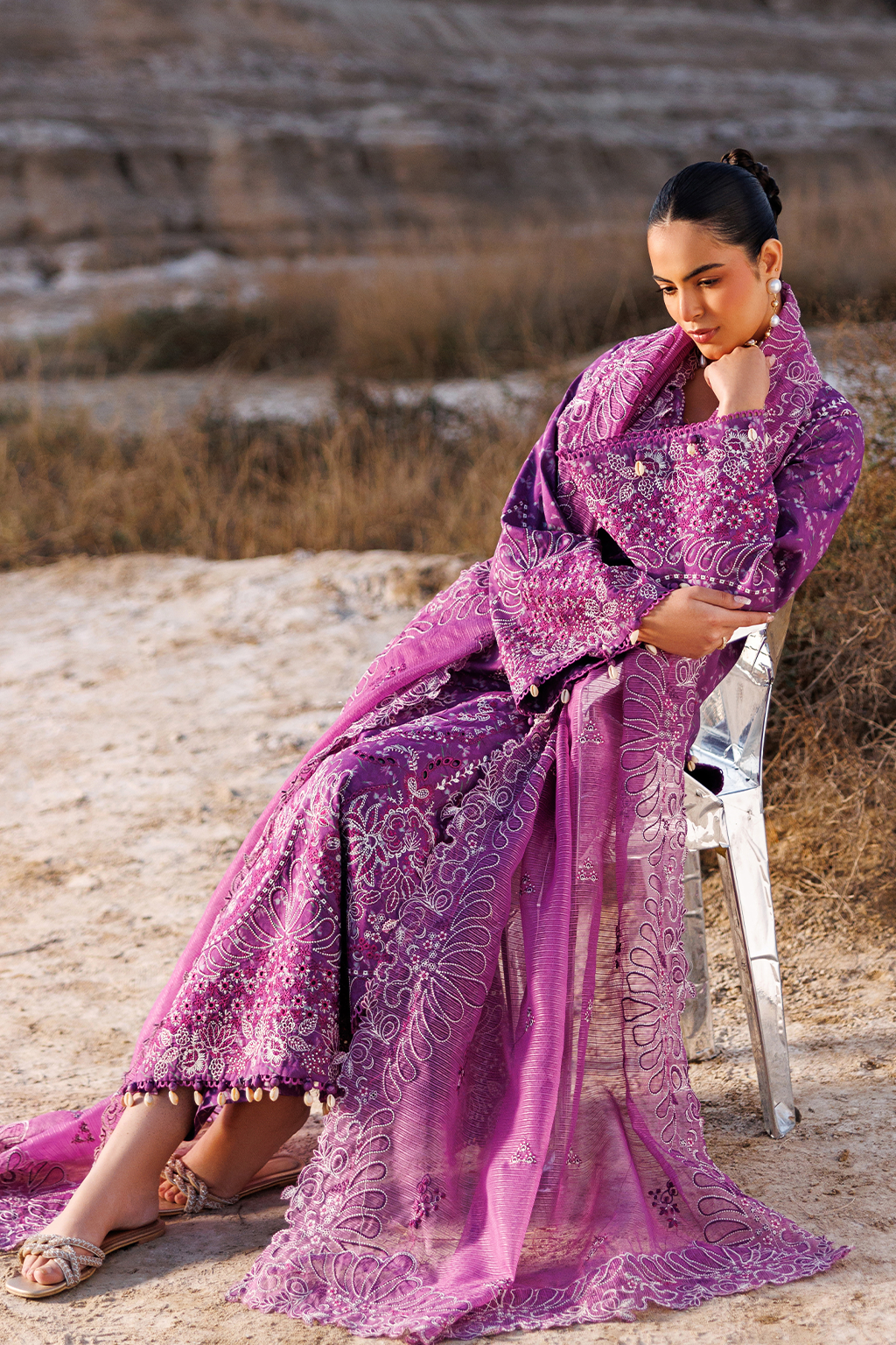 LAWN - EMAAN ADEEL - SUNLIT GROOVE - FLORAL FRENZY