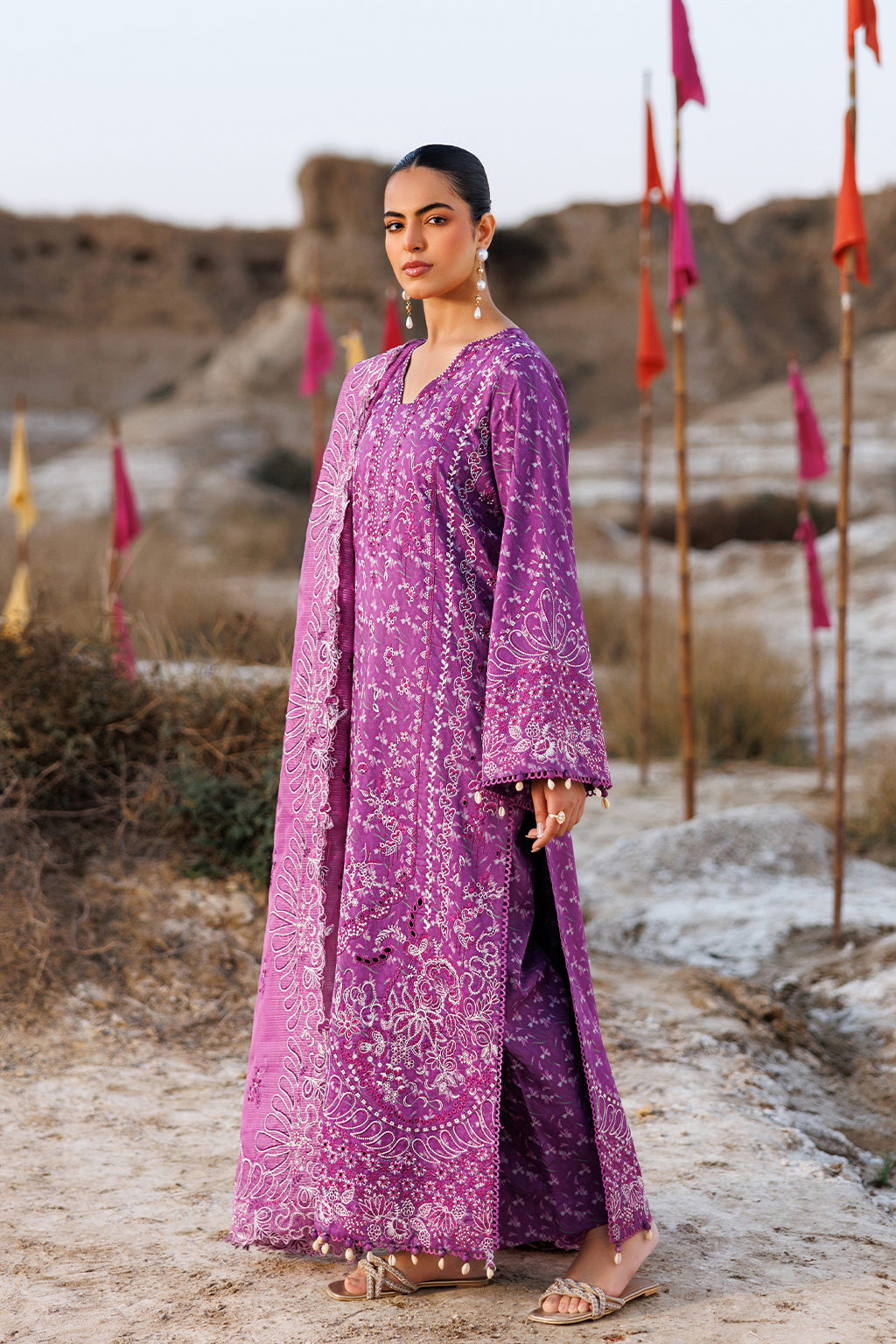 LAWN - EMAAN ADEEL - SUNLIT GROOVE - FLORAL FRENZY