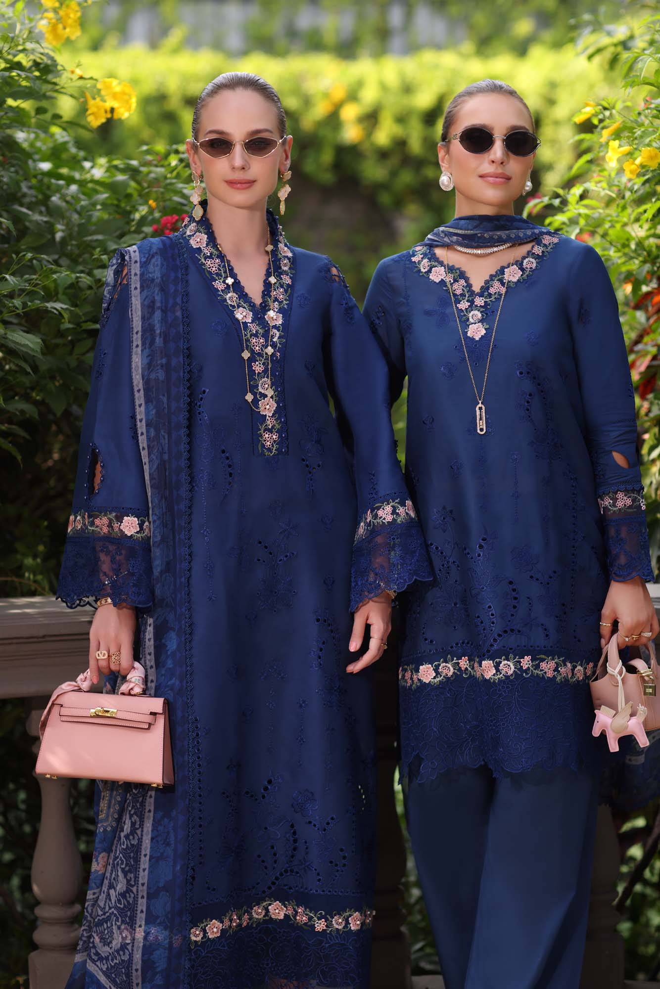 LAWN - NOOR BY SAADIA ASAD - SCHIFFLI LASERKARI'25 - D-10 - (SALE)