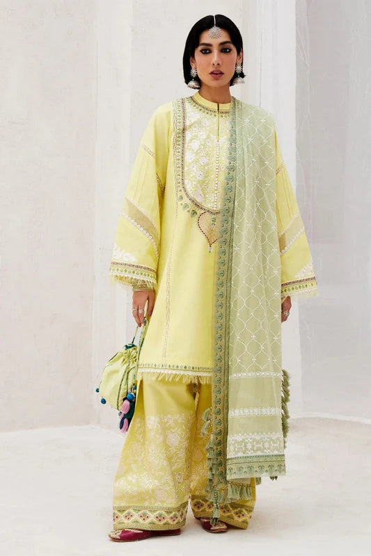LAWN - ZARA SHAHJAHAN - LUXURY  LAWN'24 - DILARA-15A - (SALE)