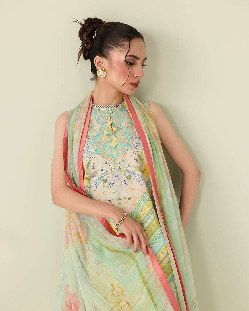 LAWN - ROHEENAZ - ROSETTE - BLOOMED MUSE