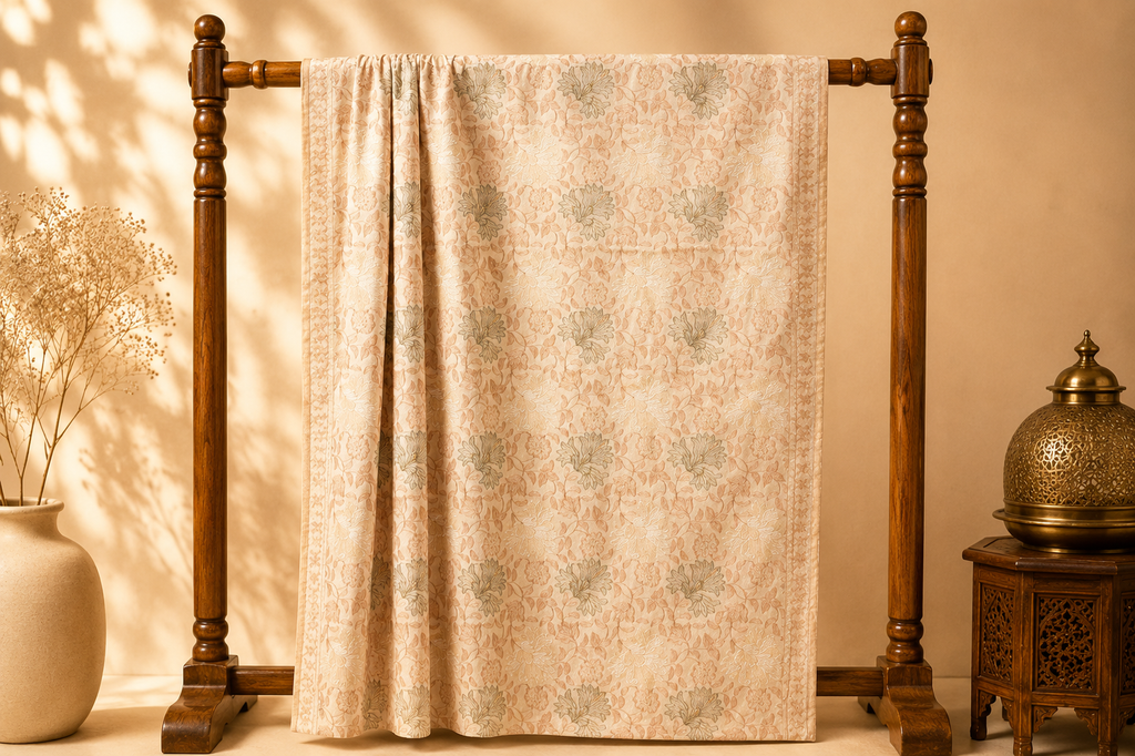 Thilla Thread Work Lawn Shawl