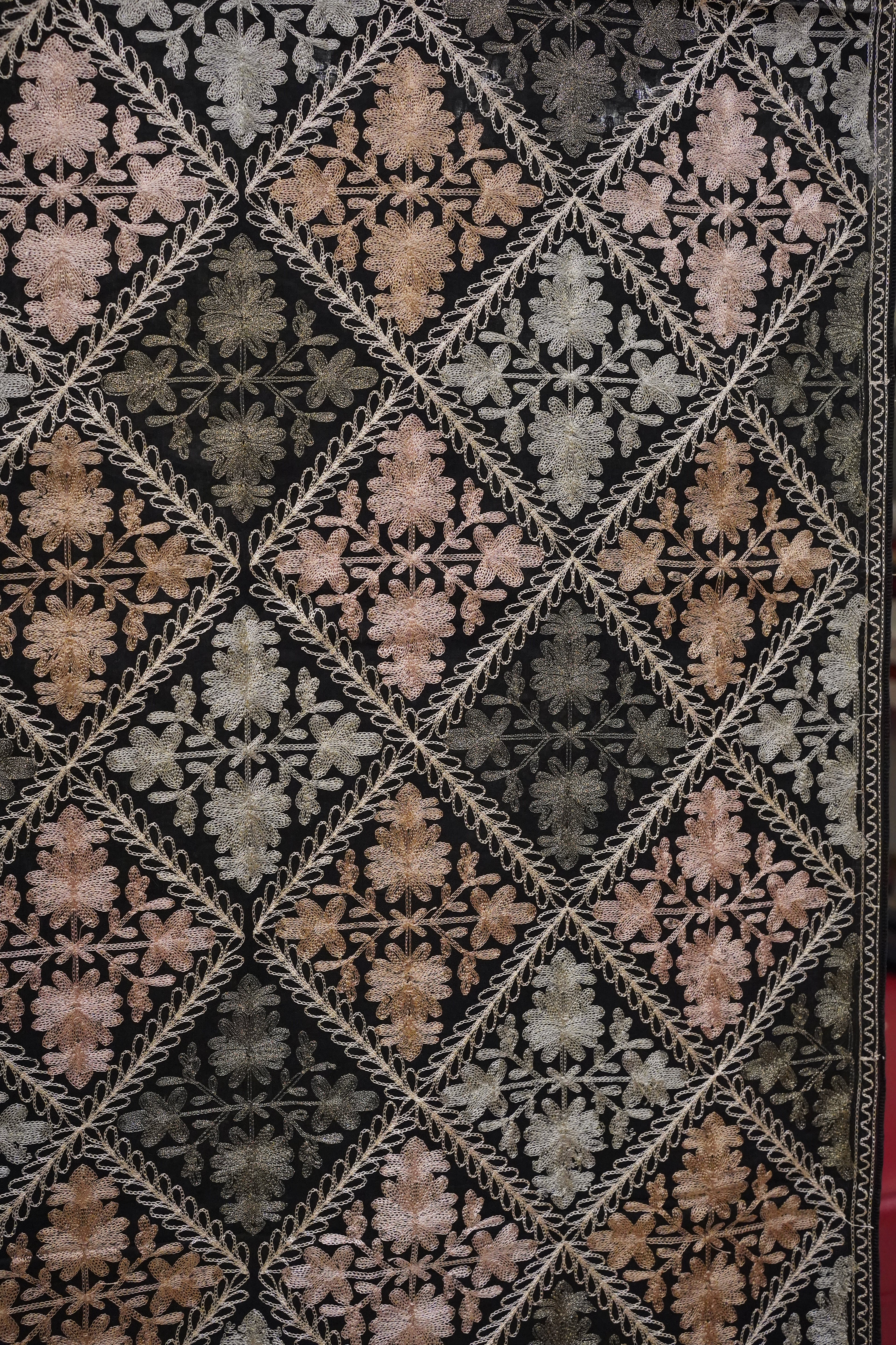 Kashmiri  Stone Work Shawl