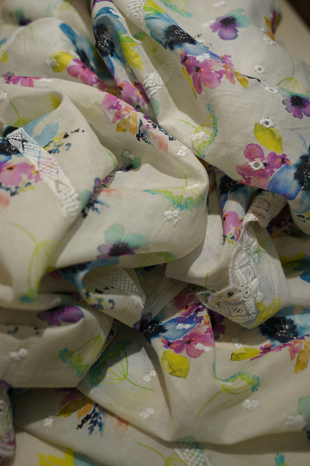 Watercolor Bloom Lawn Shawal