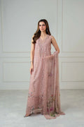 LAWN - NOOR BY SAADIA ASAD - Chikankari - D2 - A - POWDER ROSE BLUSH