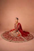 RED FARSHI LEHNGA SET