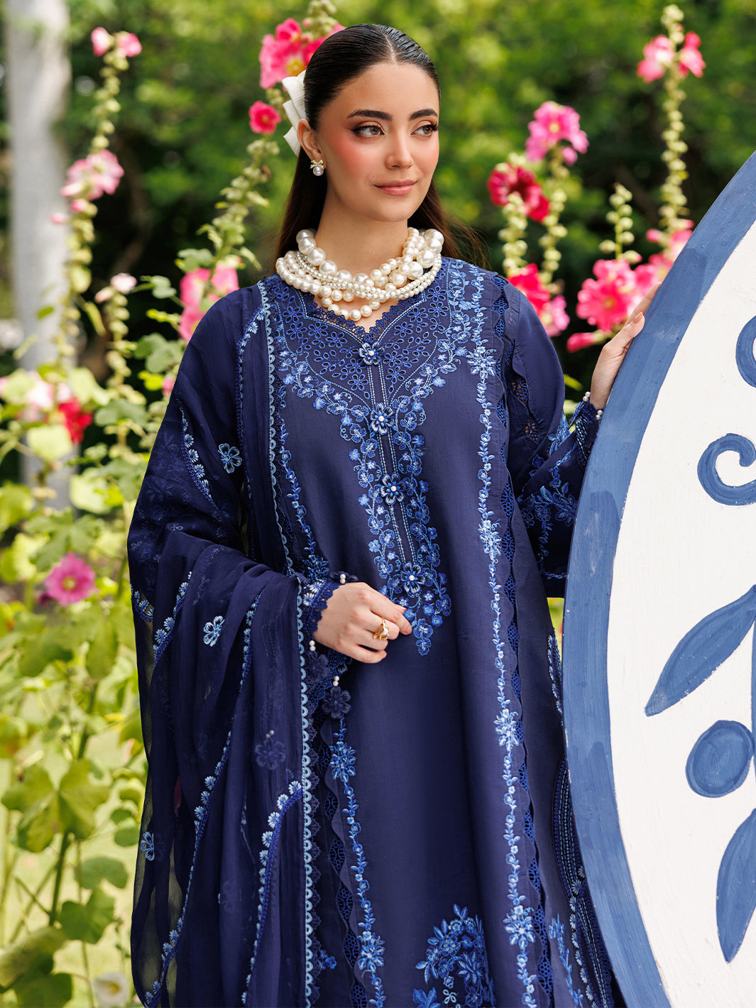 LAWN - MAHNUR  - MORBAGH - M-14 - 3 PC Lawn