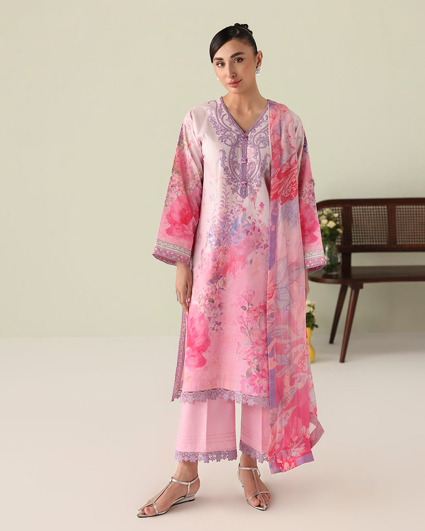 LAWN - ROHEENAZ - ROSETTE - PETAL WHISPERS