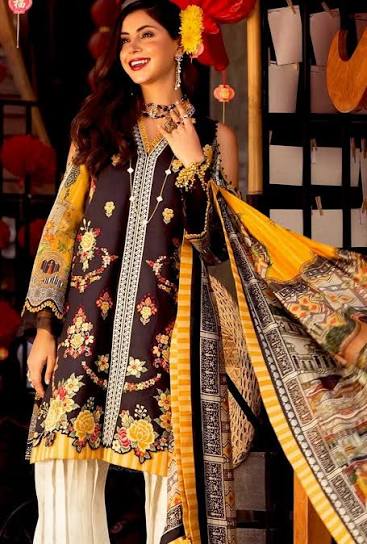 LAWN - NOOR BY SAADIA ASAD - LUXURY LAWN'19 -  7A - (SALE)