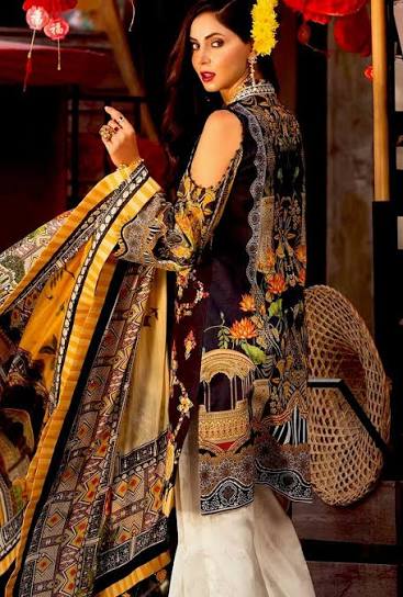 LAWN - NOOR BY SAADIA ASAD - LUXURY LAWN'19 -  7A - (SALE)