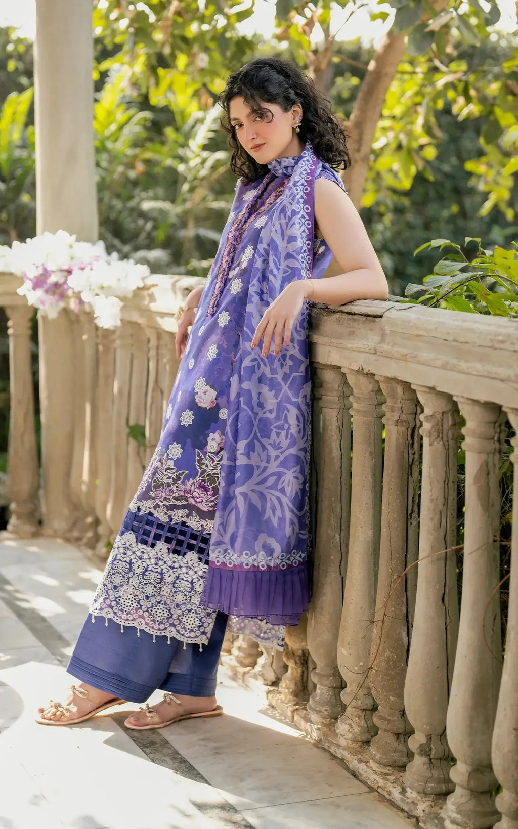 LAWN - ASIFA NABEEL - GULKARI  - OPHELIA GKL-11 - (SALE)