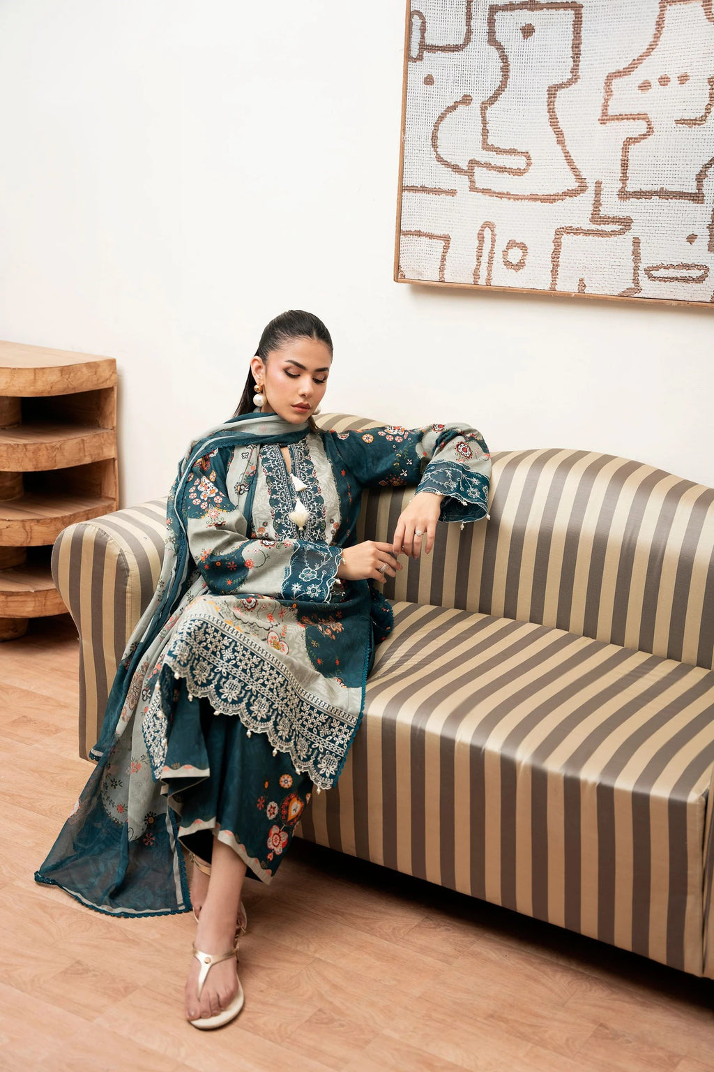 LAWN - CORAL - SERENE PRINTKARI'26 - CS -02-B