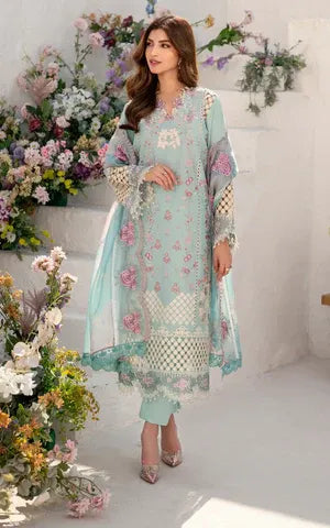 LAWN - ASIFA NABEEL - LUXURY LAWN (VOL 1) - BELLS OF IRLAND AZL25 -10 - (SALE)