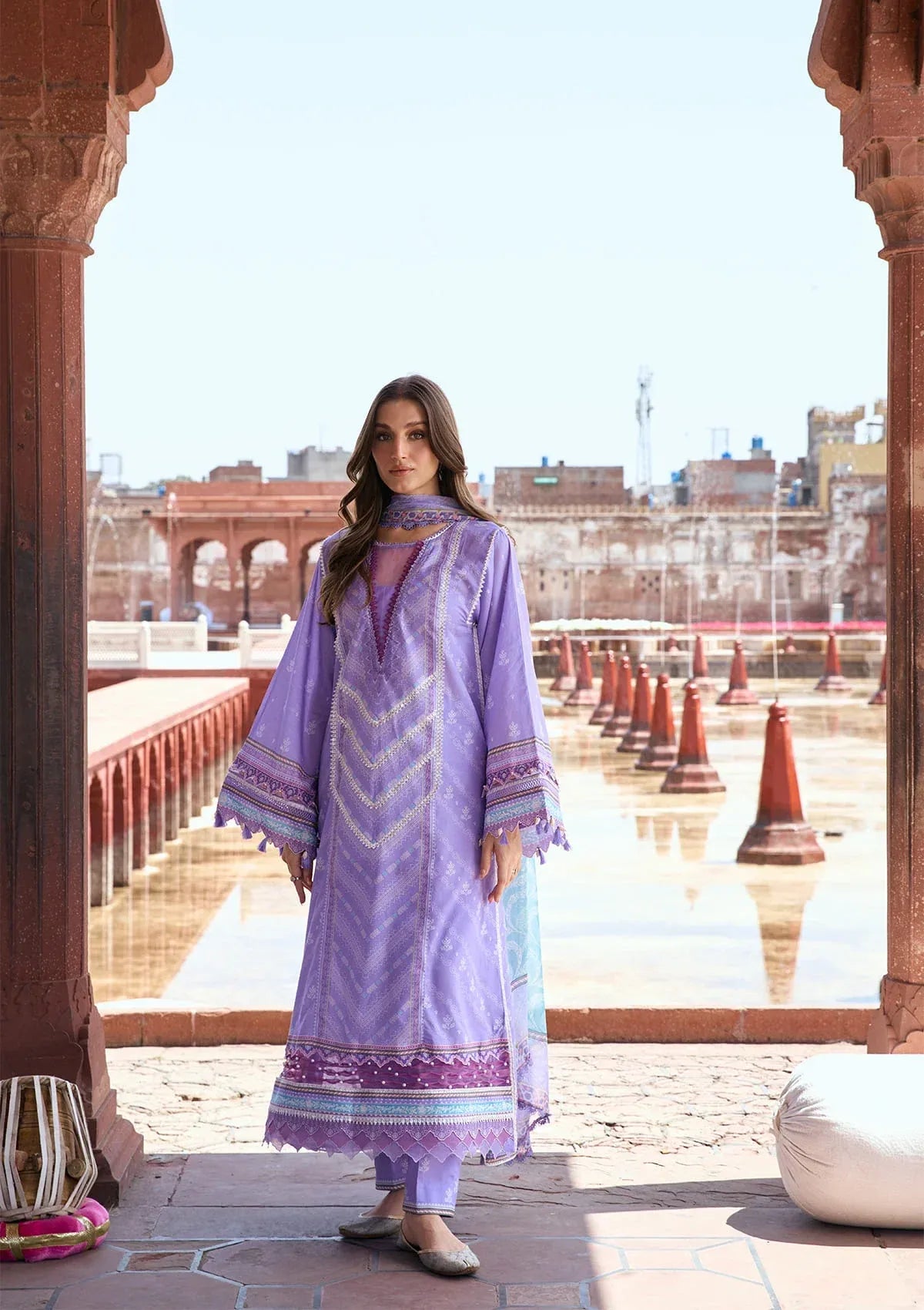 LAWN - KAHF - PRINTS CHIFFON COLLECTION '26 - KPS-6A NAJAM