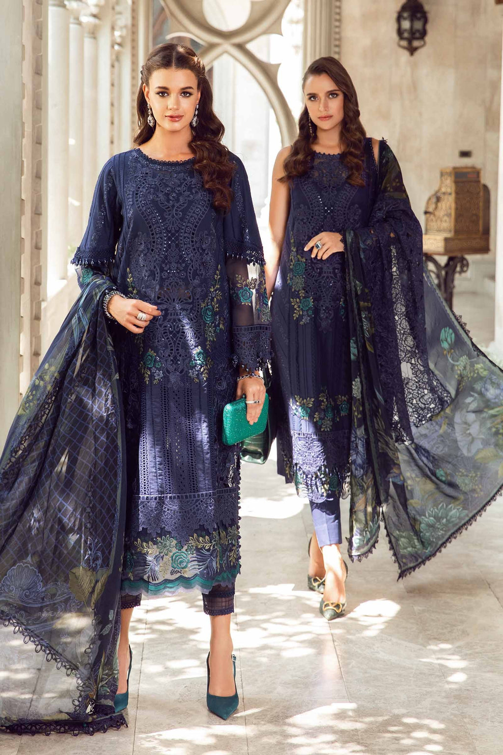 LAWN - MARIA.B - EID LAWN'24 - D9 - (SALE)