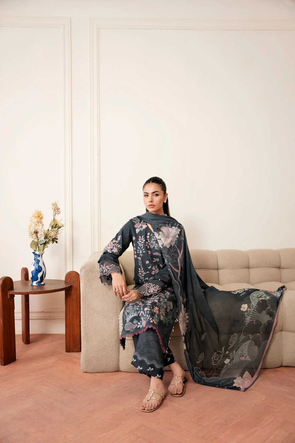 LAWN - CORAL - SERENE PRINTKARI'26 - CS -01-B