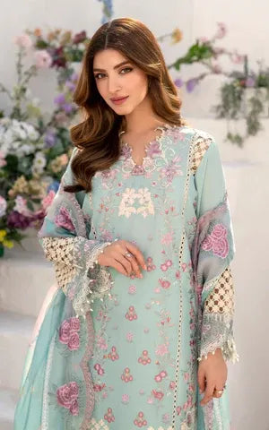 LAWN - ASIFA NABEEL - LUXURY LAWN (VOL 1) - BELLS OF IRLAND AZL25 -10 - (SALE)
