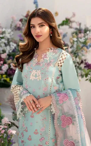 LAWN - ASIFA NABEEL - LUXURY LAWN (VOL 1) - BELLS OF IRLAND AZL25 -10 - (SALE)