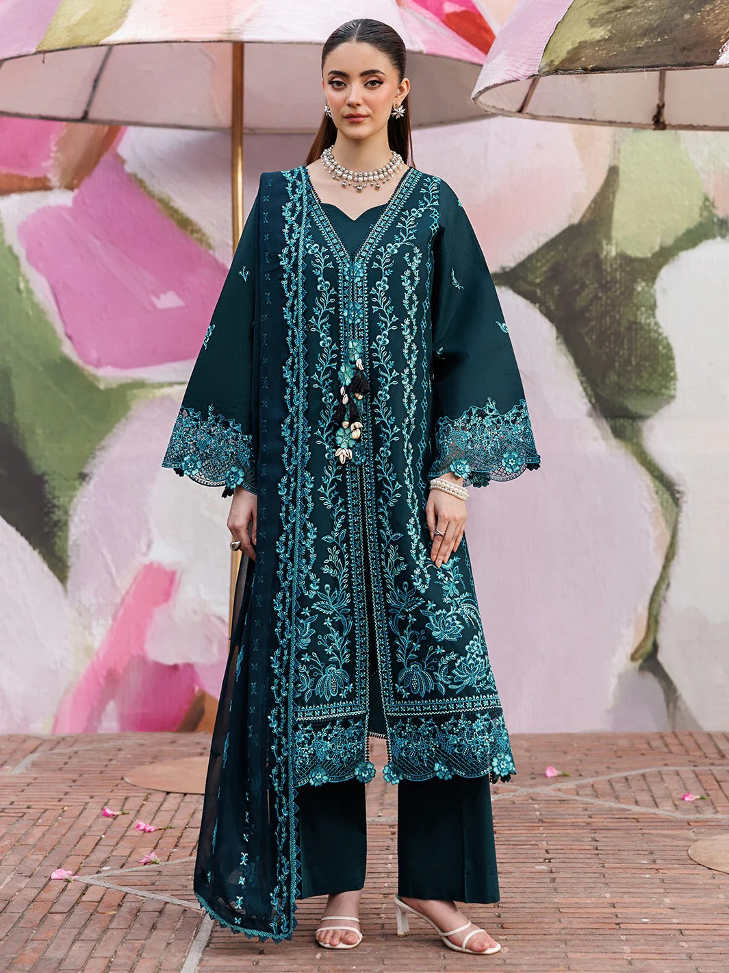 LAWN - MAHNUR  - MORBAGH - M-04 - 3 PC LAWN
