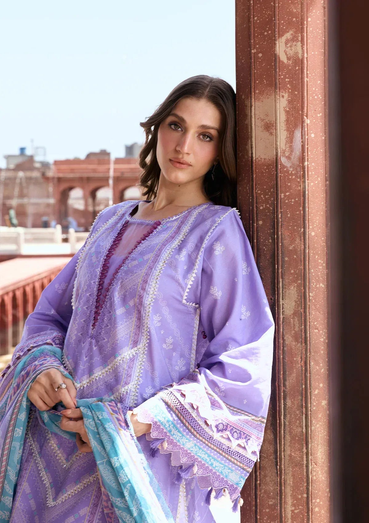 LAWN - KAHF - PRINTS CHIFFON COLLECTION '26 - KPS-6A NAJAM