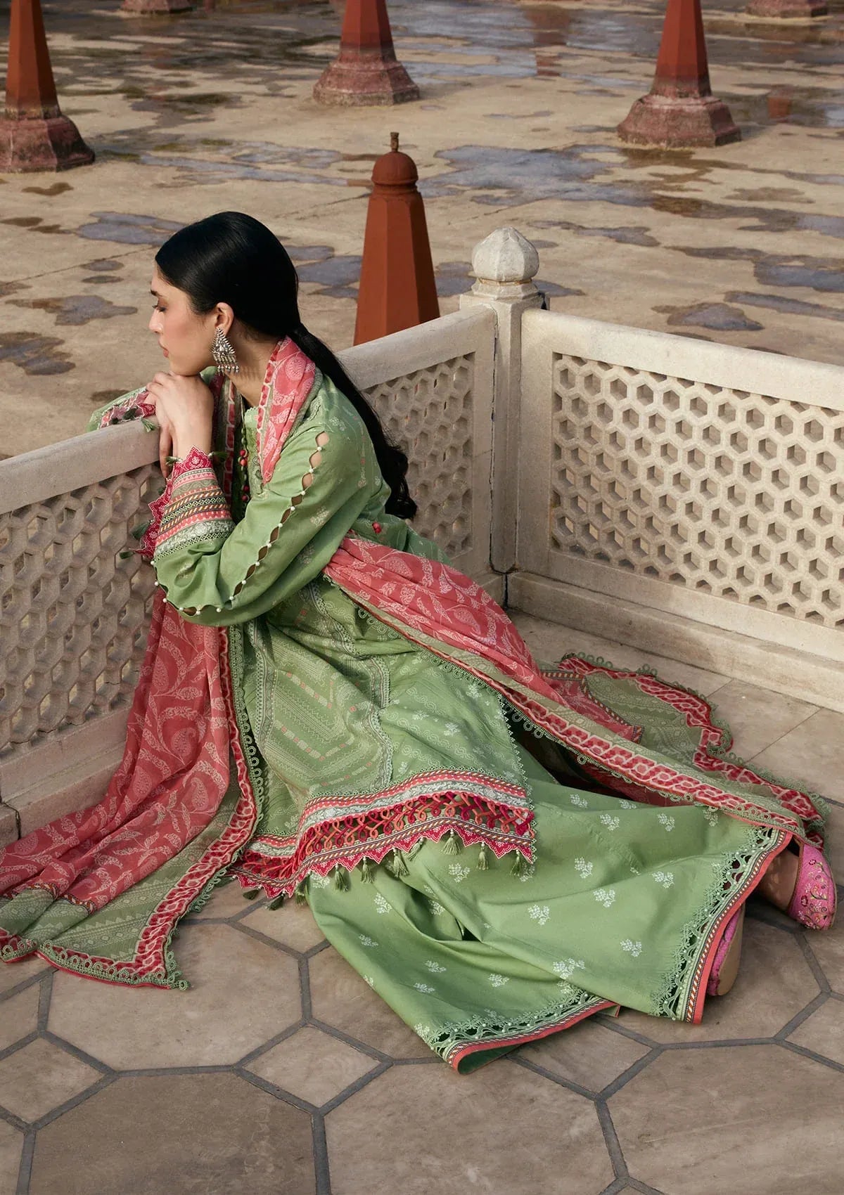 LAWN - KAHF - PRINTS CHIFFON COLLECTION '26 - KPS-6B GUL-BAHAR